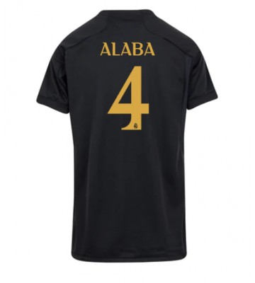 Real Madrid David Alaba #4 Kolmaspaita Naisten 2023-24 Lyhyet Hihat